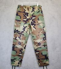 Military Combat Trouser Men M Long 32x32 Camo Cargo Pants Tactical Woodland VTG picture