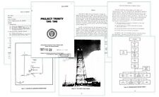 UNCLASSIFIED 1945 Project Trinity Test Documents, Nuclear Atomic Bomb, 78 pages picture