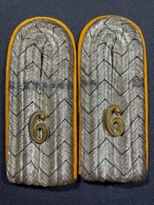 WW1 WWI Imperial German Army Military Shoulder Boards Prussian Grenadier Rgt 6