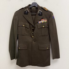 Original WWII Police Gendarme Officer Uniform US Jacket Decorated