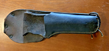 Leather Side Arm Holster made from Left Canister Carrier, Horse Gas Mask, WW1