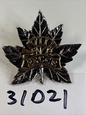 WW2 Canadian 8th Reconnaissance Regiment Cap Badge VIII RECCE SCULLY 31D21