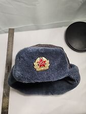 Vintage Soviet Union Military A cap Soviet Army of the USSR  size 58 picture