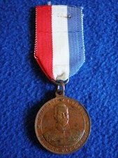 Netherlands: Commemorative Medal of General J.A. Vetter, Hero of Lombok ca. 1894