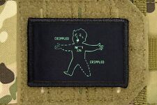 Fallout Crippled Morale Patch / Military Badge ARMY Tactical Hook 614 picture