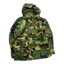 Military Jacket Medium Short GoreTex Cold Weather Parka Woodland Camouflage Army picture