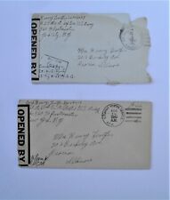 2 WWII letters  - husband to wife  ,  from 1942 picture