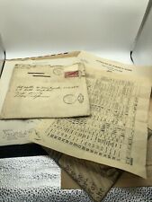 RARE WW2 paper lot of (8) Letters News Paper picture