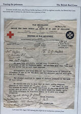 Army Record Letter Advising Mrs Heffer That Her Husband Was Prisoner Of War 1943 picture