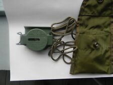 Vintage 1989 US Military  Magnetic Compass Stocker & Yale Inc W/ Pouch picture