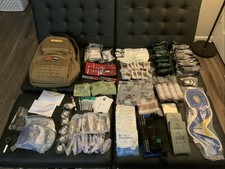 W1 Combat Medic Aid Bag (Stocked And Unexpired)- 322 Pieces