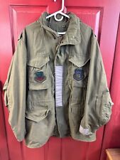 Vintage USMI OD 70s Tactical Air Command Military Winter Coat Parka Field Jacket picture