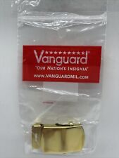 1” Vanguard V-21 Military Dress Solid Brass belt buckle MADE IN USA-NEW IN BAG picture