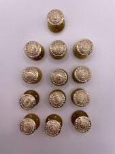 Military Buttons x 13 - Royal Logistics Corps - Gold Finish - Screw Fit - New picture