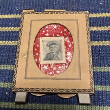 WW2 Sweetheart  Home Front Patriotic Frame With Soldier Photo Fd36 picture