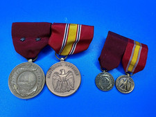 US Navy Good Conduct and National Defense Service Medals & Mini Medals