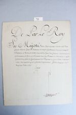 1773 French King Louis XV Autograph Document French Revolution Marat Danton picture