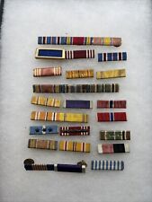 Lot Of WW2 / 1950s US Military Ribbon Bars (V45 picture