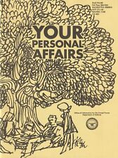 PAMPHLET - YOUR PERSONAL AFFAIRS - DoD PA-68 - DATED 1968 picture