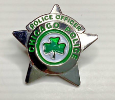 Chicago Police Department CPD Saint St Patricks Day Paddy Officer Lapel Pin picture
