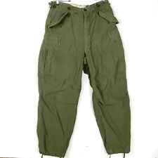 Vintage Us Military M-1951 Cargo Trousers Size 32 x 29 Green picture