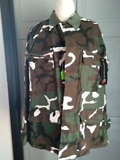 Propper Military Woodland Camouflage Long Sleeve Shirt Jacket Medium Reg NWT picture
