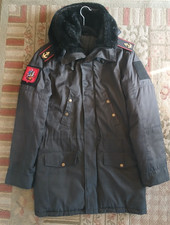Russian Navy VMF 2013 Officer Winter Parka Uniform 46-2 Detachable Fur Collar