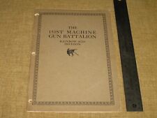 RARE Original HISTORY 151st MACHINE GUN BATTALION 42nd RAINBOW DIVISION w Photos picture