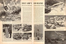 1941 WW2 print article SOVIET ARMY'S NEW WEAPONS Armored Sledges more 102217