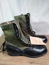9 new AUTHENTIC Vietnam JUNGLE BOOTS 1965 tropical TAG ATTACHED bata AMRY picture