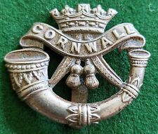 GENUINE WWI THE DUKE OF CORNWALL'S LIGHT INFANTRY CAP BADGE. SEE DESCRIPTION. picture