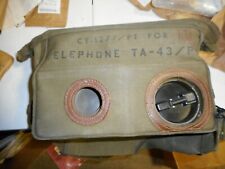 U.S. TA-43/PT Field Phone  IN BAG picture