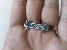 Silver WW2 Army Air Force AP Armorer Technician Bar WWII Medal pin US Corps lot picture