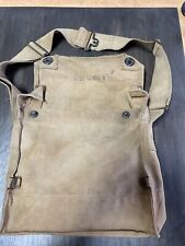 Great Find WW1 US Gas Mask Bag Pouch with Strap Great Condition picture