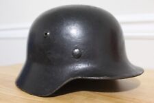 WWII Black Camo SD German M35 Heer Helmet WW2 picture