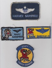 US Air Force USAF 334th Fighter Squadron Patch Insignia NAMED Theater Made