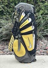 NIKE Sasquatch Golf Bag Stand Bag 14 Way Divider Dual Straps Yellow Black Gray picture