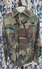 Vintage US Army Woodland Camo Hot Combat Coat TN National Guard Small/Short picture
