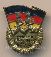 131985, DDR Sports Badge "Always Ready For Peace And International Friendship"
