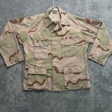 US Military Airforce Shirt Jacket Mens Large Regular Desert Camo BDU Combat picture