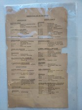 #15 WWII Navy Chronological List of File Numbers Admin Logistic