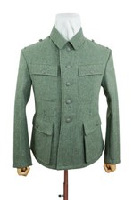 WW2 German M43 elite EM fieldgrey wool tunic Feldbluse