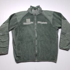 US Army Gen III Cold Weather Jacket Fleece Mens Size Medium Green Full Zip picture
