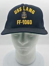 United States Navy USS Lang FF-1060 Mens Baseball Cap Snapback USA MADE picture