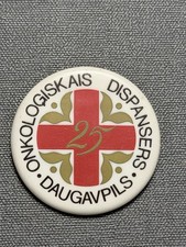 Commemorative or jubilee badge of the Oncology Dispensary in Daugavpils