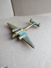 Vintage WWII Brass Heavy Bomber Airplane picture