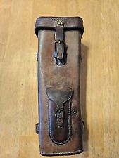 Vintage WW1 Warner & Swasey Co. Sniper Scope Leather Case & Tool R.I.A. 1918 picture