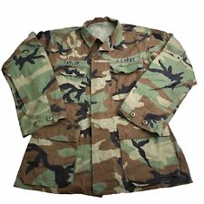 US Army Coat Woodland Camouflage Combat Pattern Hot Weather Jacket 1990s picture