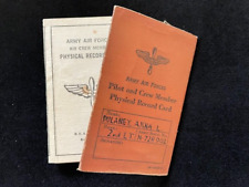 WWII Flight Nurse Physical Record Card, NAMED Awarded Air Medal picture