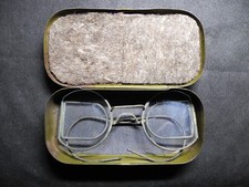 Rare original item Soviet old Red Army Red Army commissar WW2 protective goggles